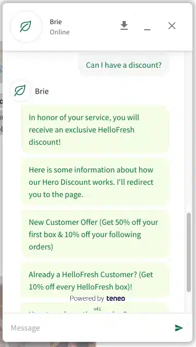 HelloFresh-demonstrates-successful-use-of-chatbots-for-online-inquiries
