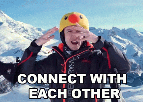 Connect With Each Other Mrroflwaffles GIF - Connect With Each Other Mrroflwaffles Building A Relationship GIFs
