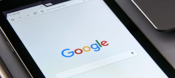 ipad image of google search bar