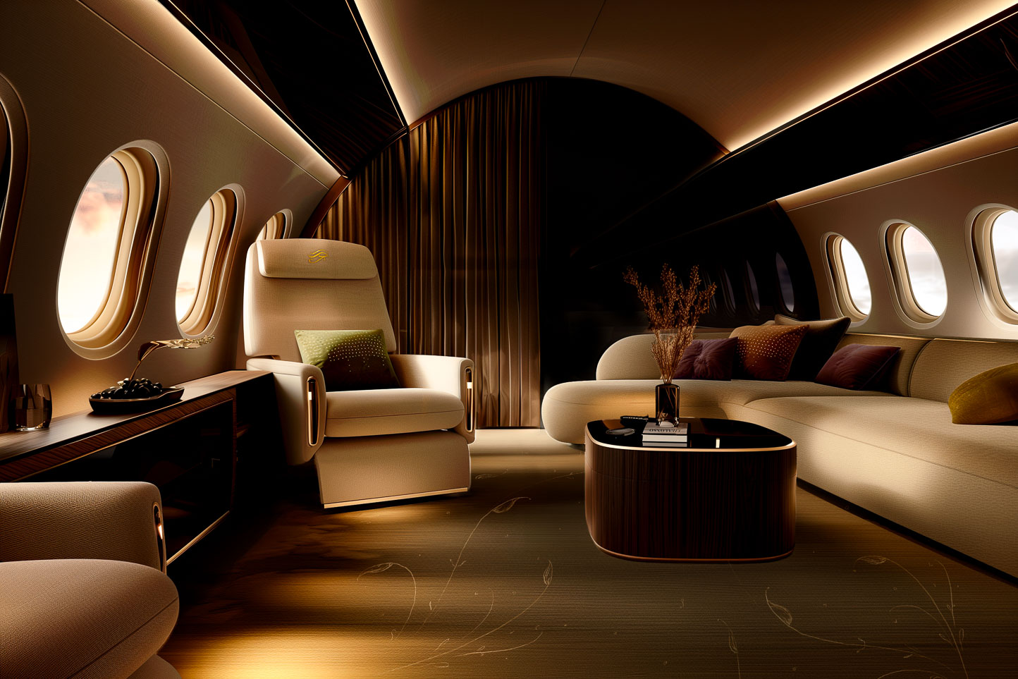 Lie Alonso Dynasty - Private Jet Design - Elegancia_Lounge