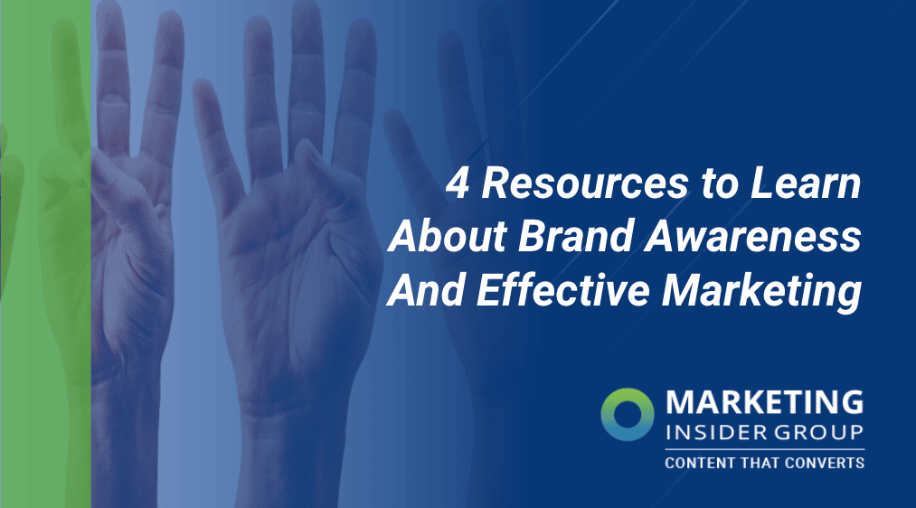 4 hands to show Resources to Learn About Brand Awareness And Effective Marketing