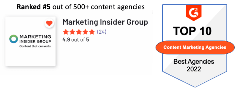 G2 Top content marketing agencies