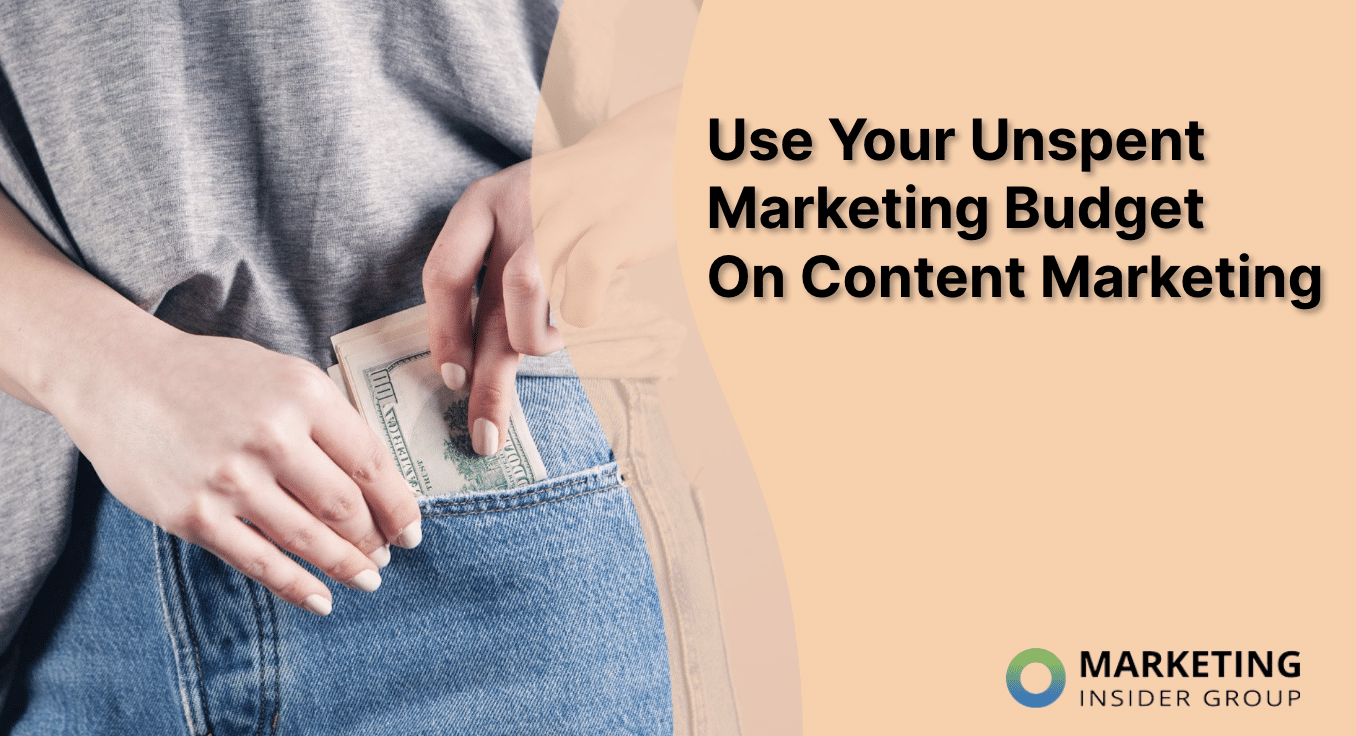 woman pulling money from her pocket to show how you should spend marketing budget on content marketing
