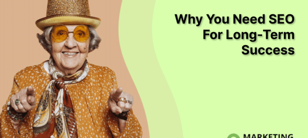 old lady points at the camera and represents why you need seo for long-term success